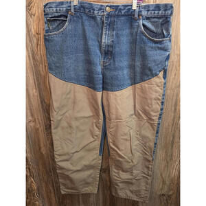 Cabela's Brush Guard Jeans Men’s Size 44x30 Outdoor Hunting Pants Leg Protection